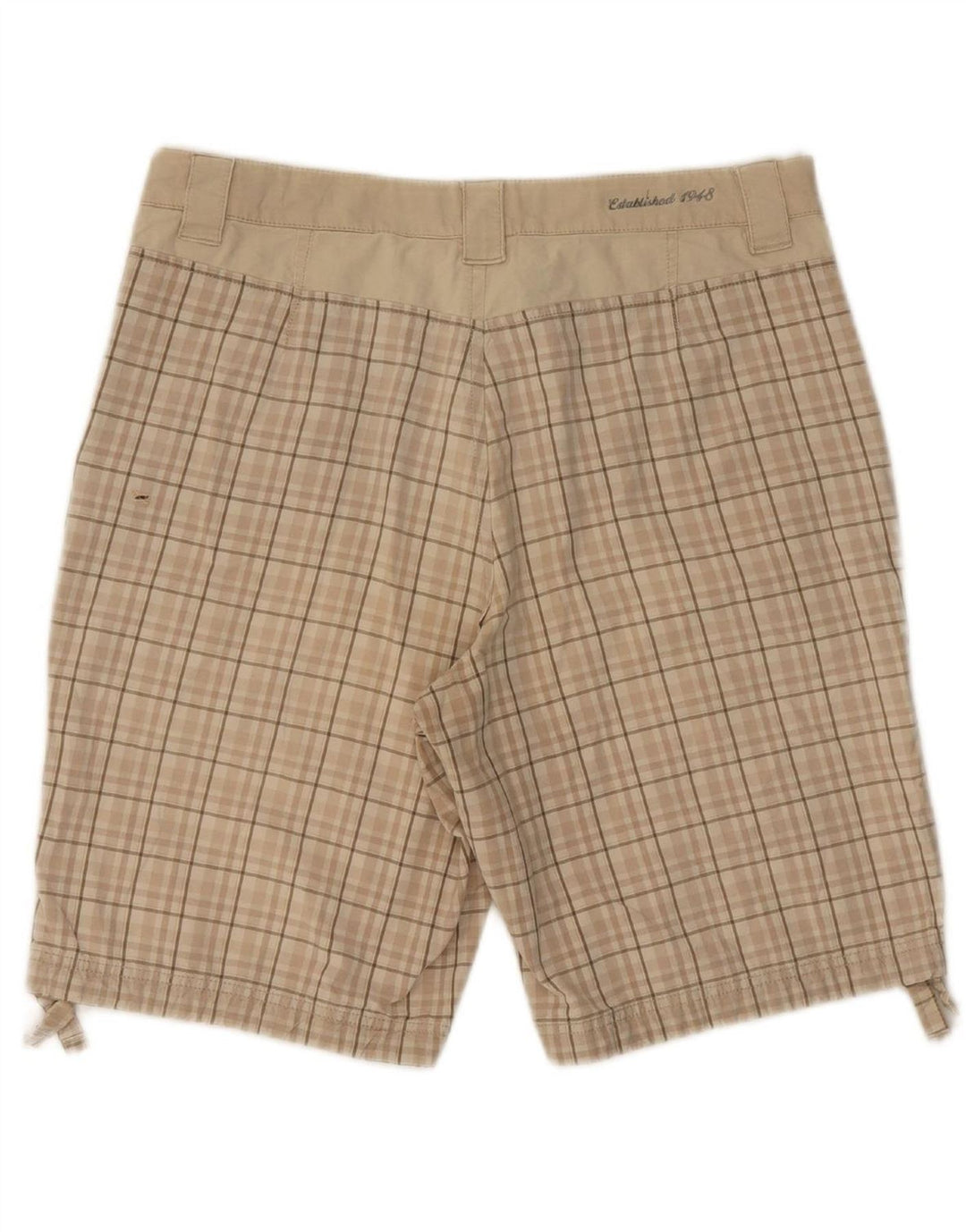 PUMA Masculino Chino Shorts Médio W34 Bege Check