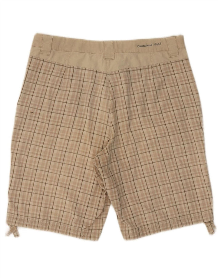 PUMA Masculino Chino Shorts Médio W34 Bege Check