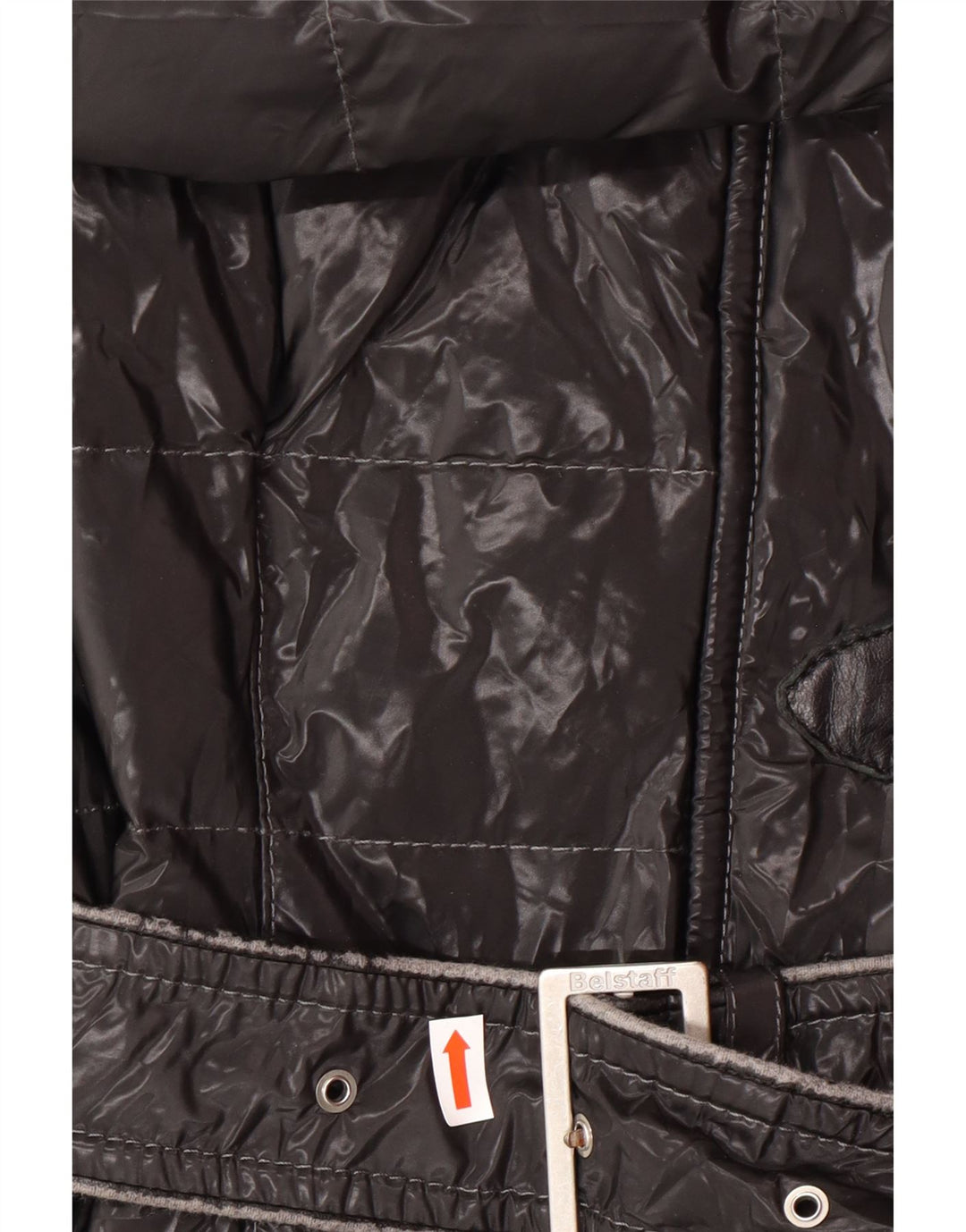 Casaco acolchoado feminino BELSTAFF IT 42 médio preto poliamida clássico