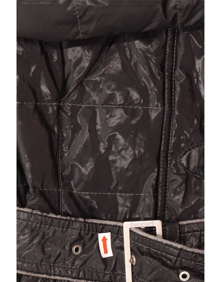 Casaco acolchoado feminino BELSTAFF IT 42 médio preto poliamida clássico