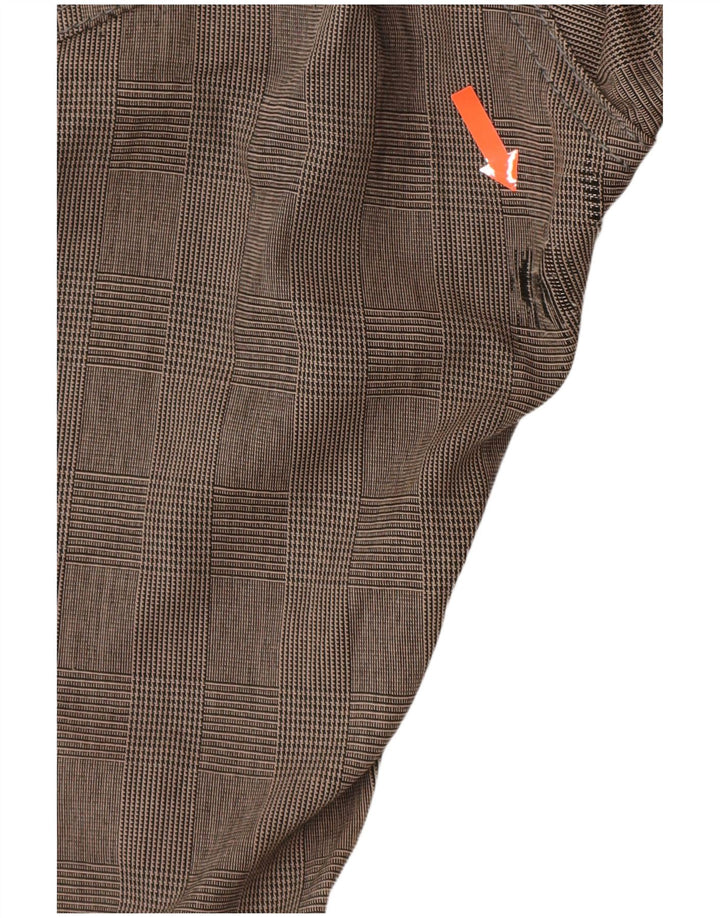 Calça casual reta masculina MURPHY & NYE W33 L30 cinza Houndstooth