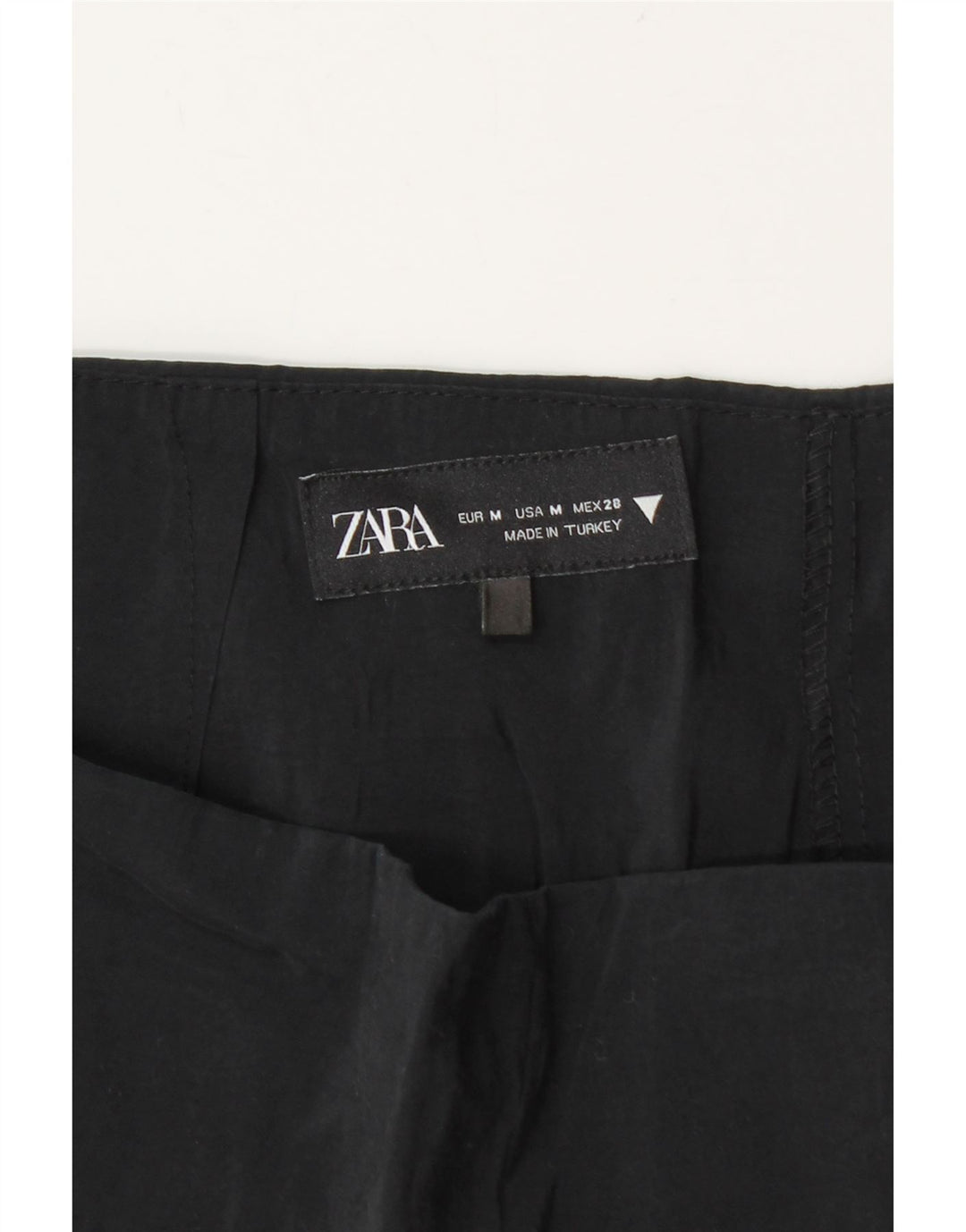Mini skort feminino ZARA UK 12 médio preto