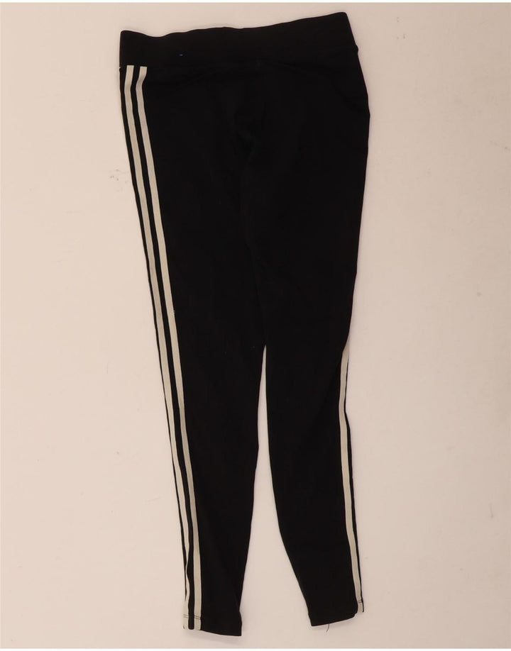Adidas Mens Leggings UK 12 Médio Algodão Preto