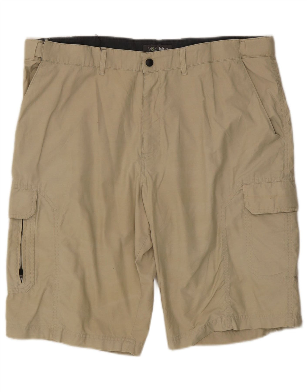 Shorts cargo masculino Marks & Spencer W38 XL bege