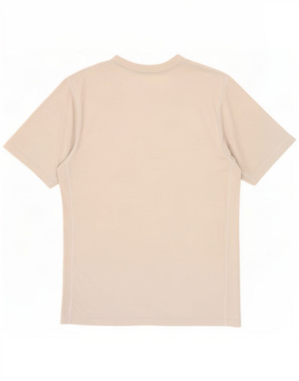 Camiseta masculina Nike Dri Fit Top poliéster cinza médio