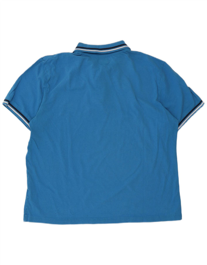 Camisa polo masculina Kappa 2XL algodão azul