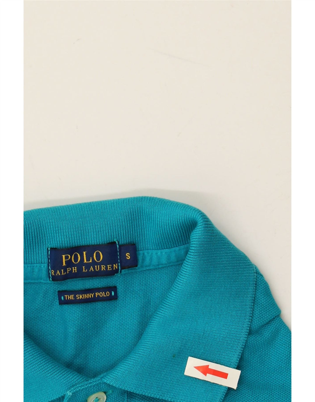 POLO RALPH LAUREN Masculino The Skinny Polo Skinny Polo Pequeno Algodão Azul