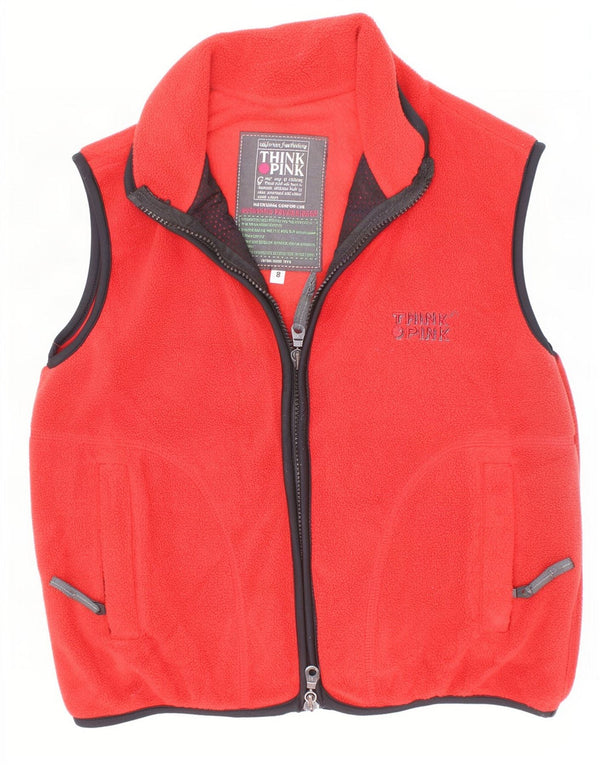 Colete de lã Think Pink Boys 7-8 anos vermelho