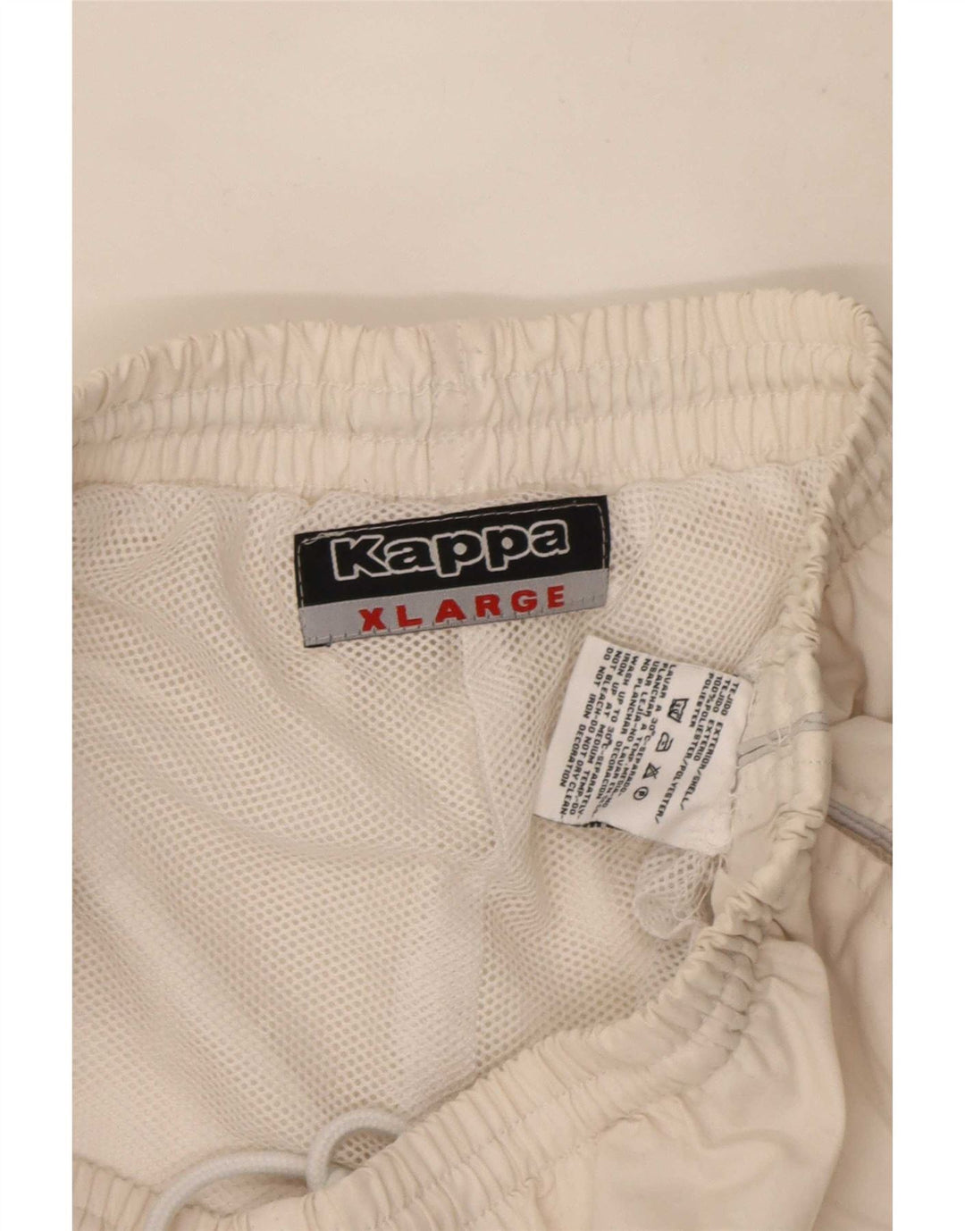 Calça de treino Kappa Boys Joggers 15-16 anos XL branco poliéster