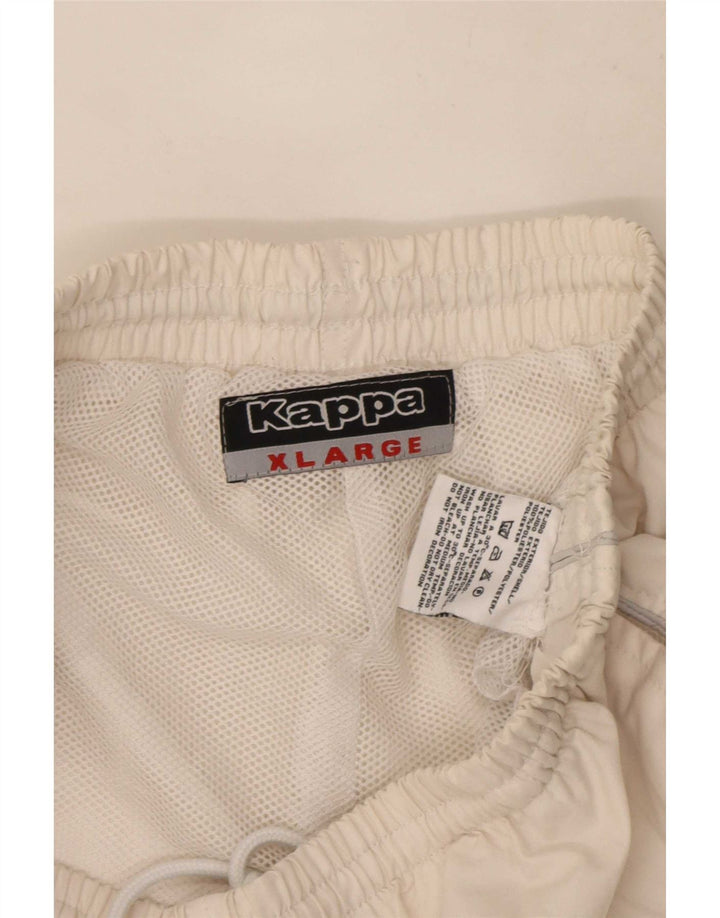 Calça de treino Kappa Boys Joggers 15-16 anos XL branco poliéster