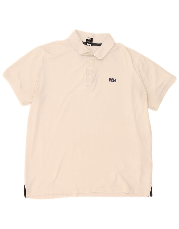 Camisa polo masculina Helly Hansen XL off white poliéster