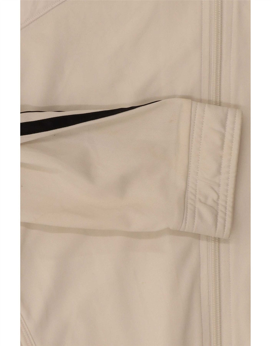 Adidas Womens Clima 365 Tracksuit Top Jacket UK 8/10 Pequeno Poliéster Branco