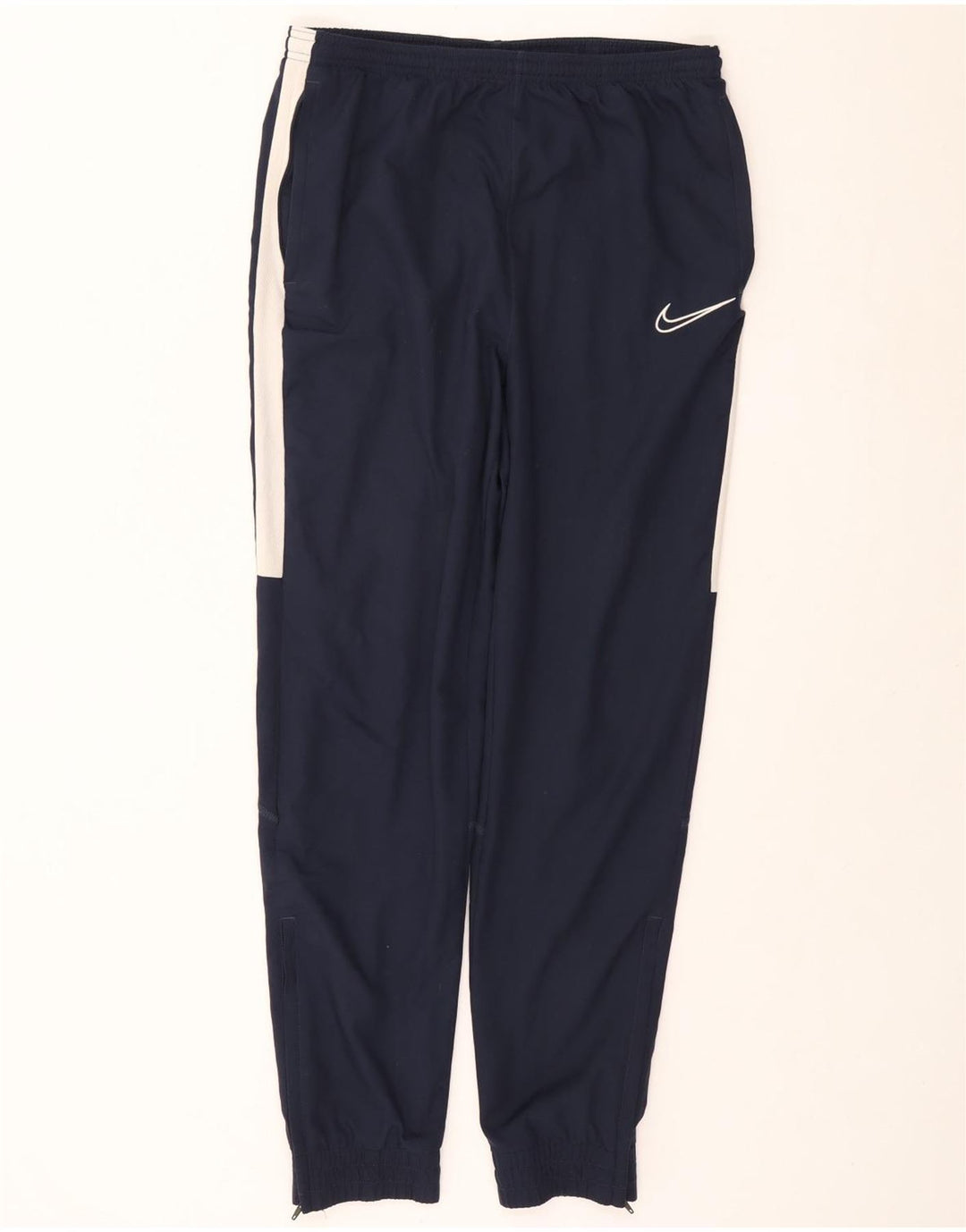 Calça de treino masculina NIKE Dri Fit Joggers grande azul marinho Colourblock