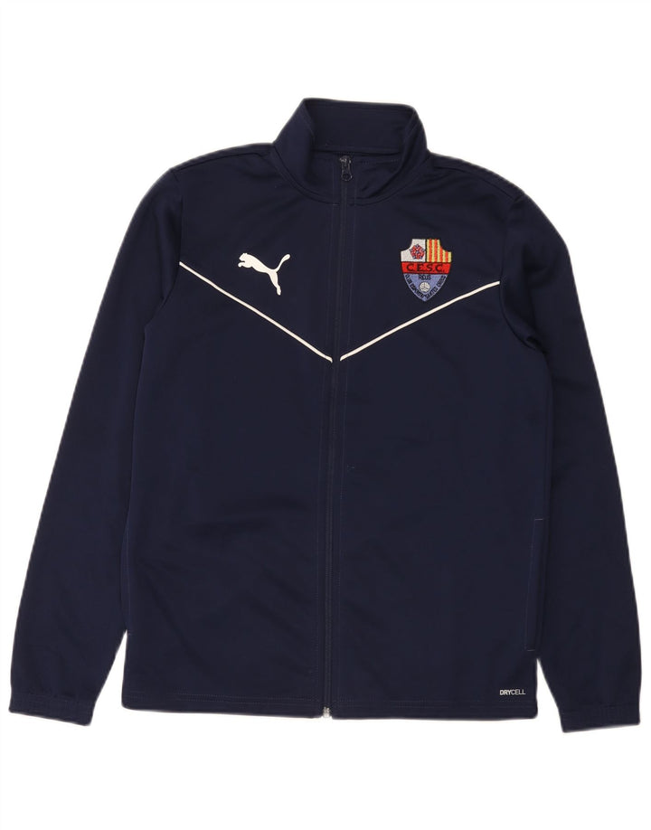 Jaqueta Puma Menino Santes Creus Top 13-14 Anos Azul Marinho Poliéster
