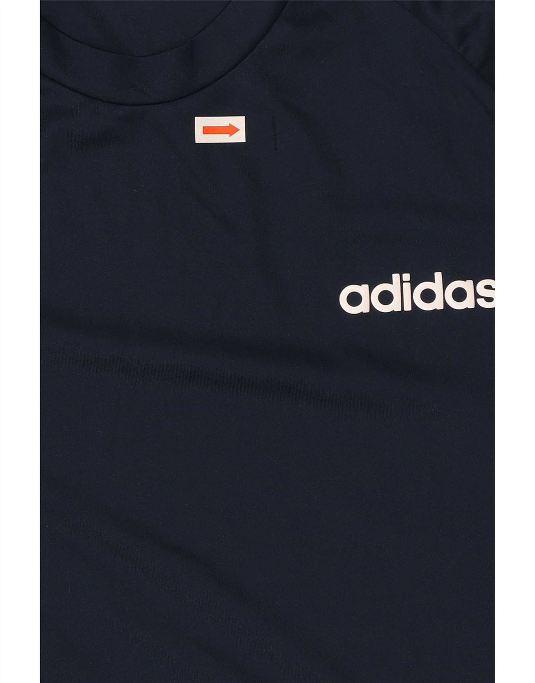 Camiseta masculina Adidas Climalite Top médio azul marinho poliéster
