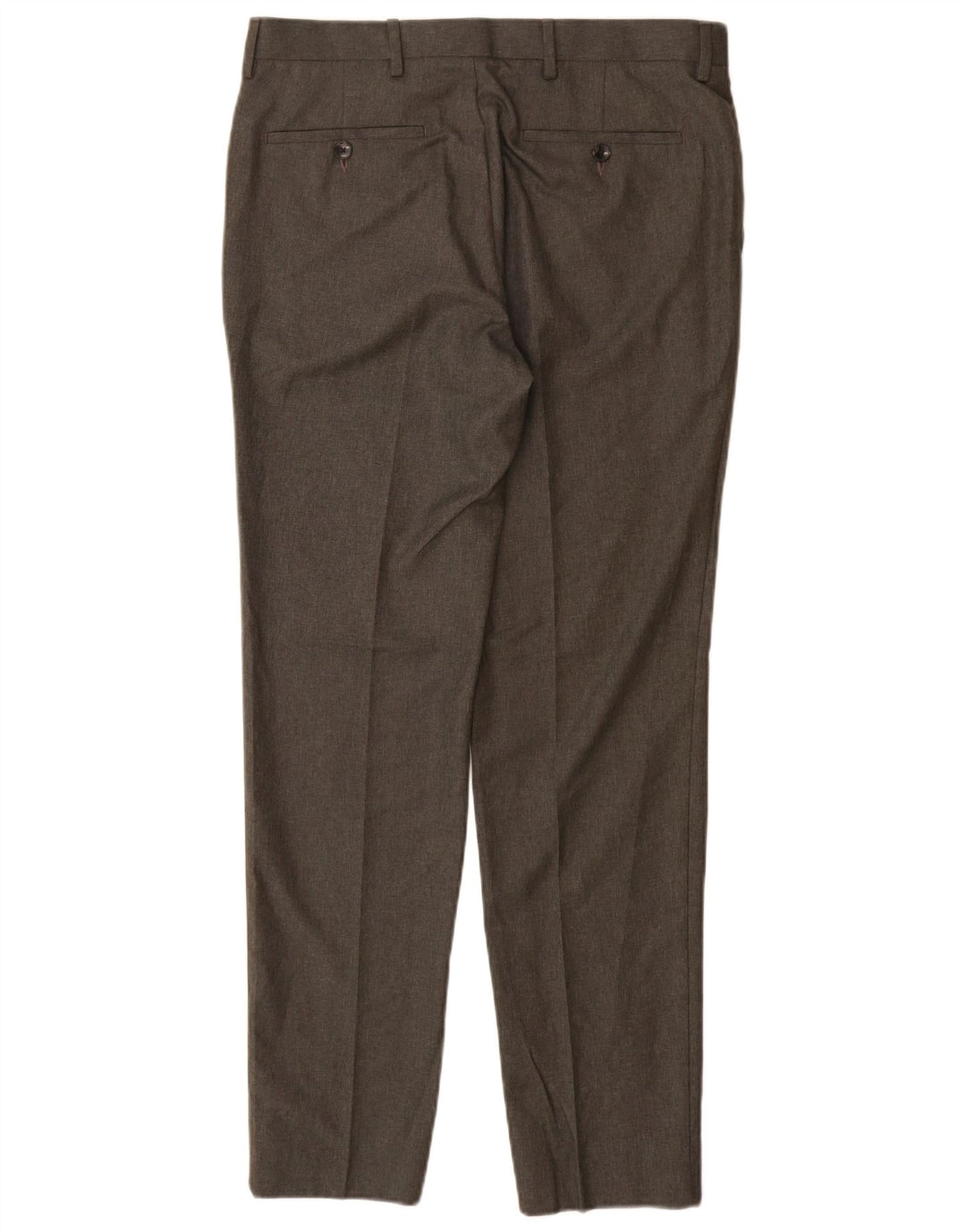 Calça casual skinny masculina Marks & Spencer W32 L31 poliéster cinza