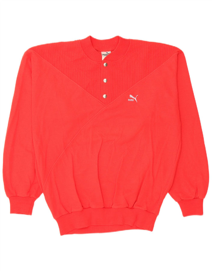 Puma Mens Moletom Jumper Grande Vermelho