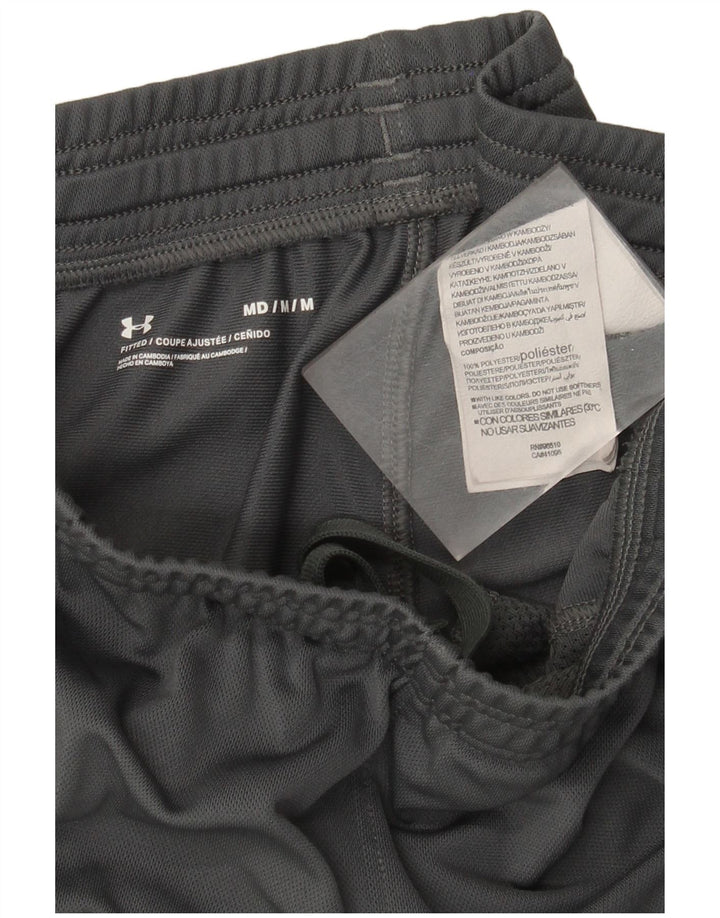 Calça de treino masculina Under Armour poliéster cinza médio