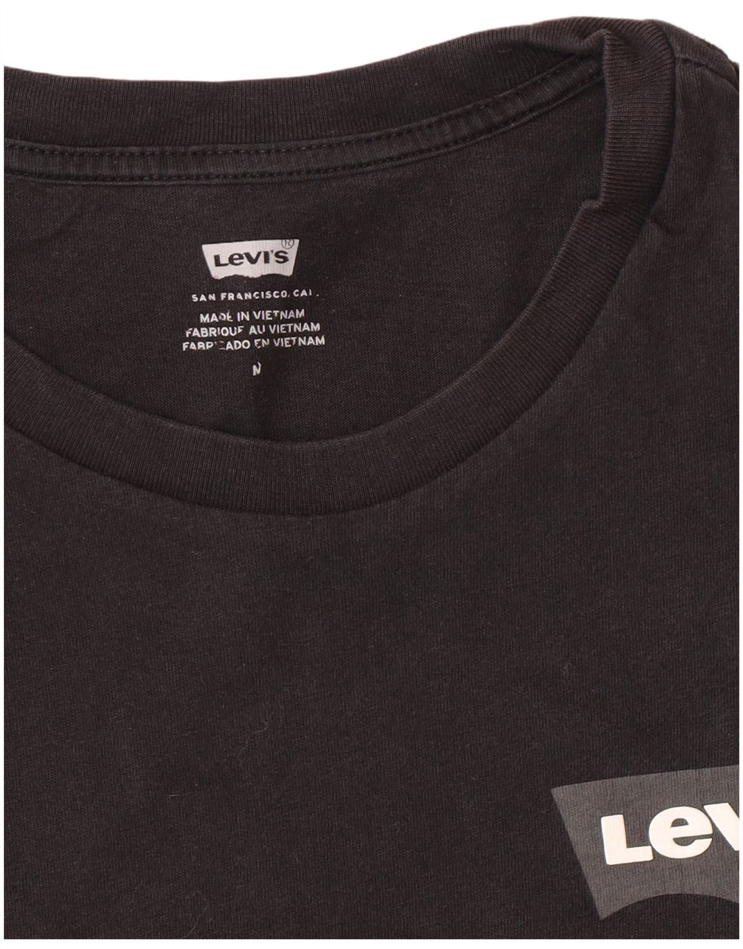 Camiseta masculina Levi's Top Médio Preto