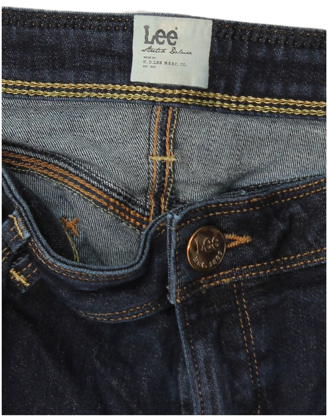 Lee Jeans Skinny Feminino W28 L30 Azul Marinho