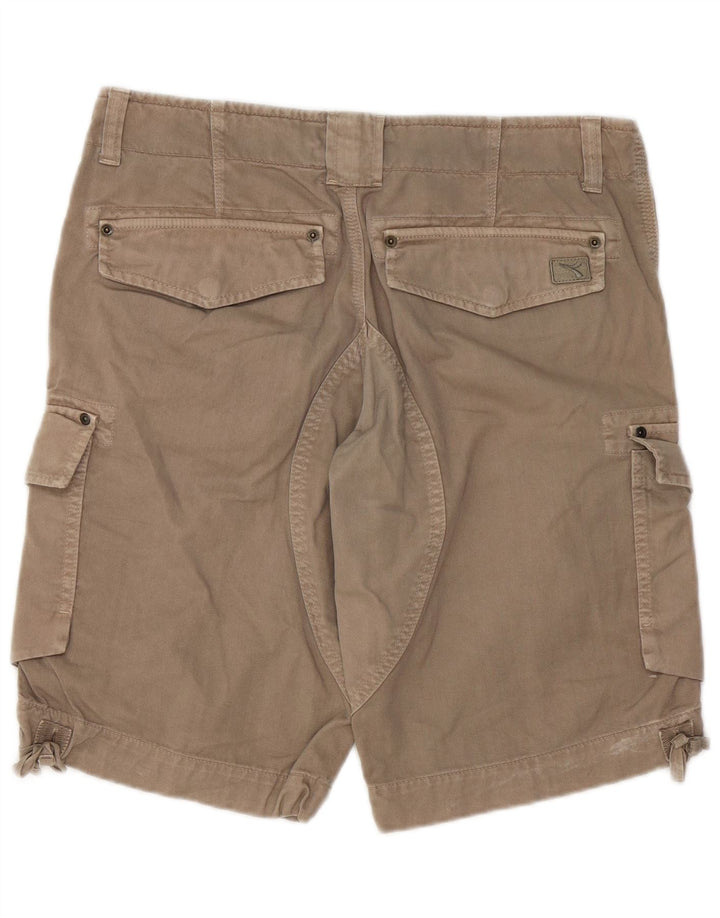 Diadora Mens Cargo Shorts IT 48 Médio W34 Algodão Bege