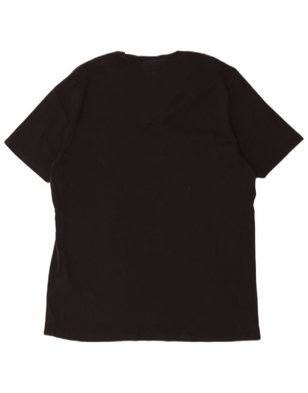 Camiseta masculina Hugo Boss Top XL algodão preto