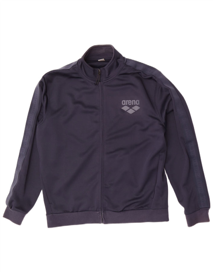 Arena Mens Treino Top Jacket XL Azul Marinho Poliéster