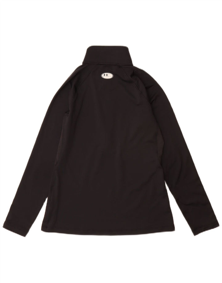 Under Armour Feminino Cold Gear Pulôver Treino Top Reino Unido 10 Pequeno Preto