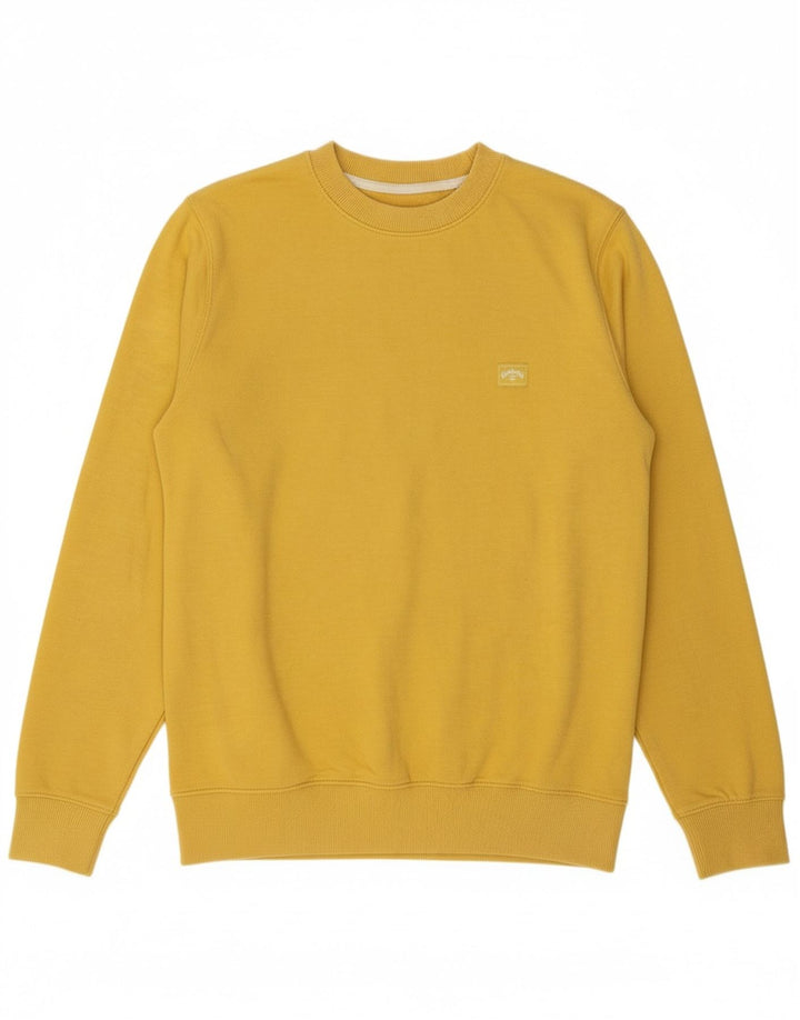 Billabong moletom masculino jumper pequeno amarelo