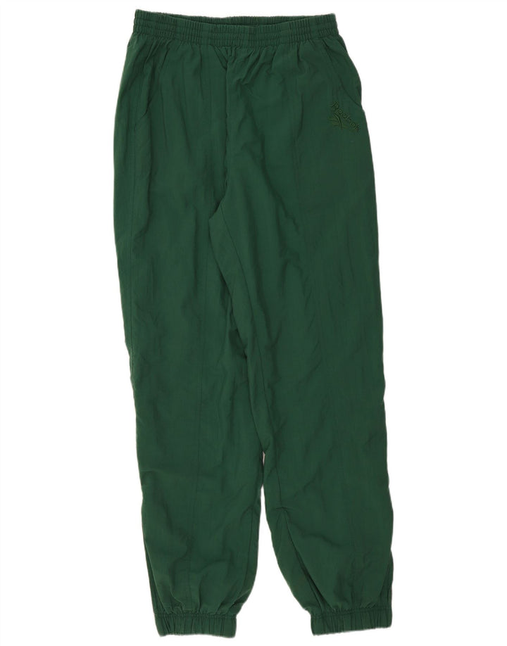 Calça de treino masculina REEBOK Joggers grande nylon verde