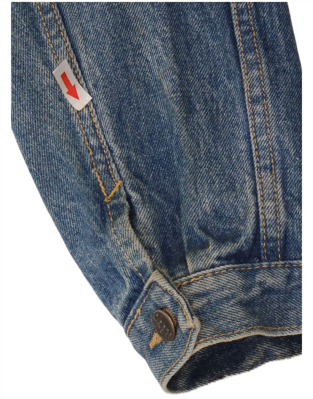Jaqueta jeans masculina Ritt UK 40 grande algodão azul