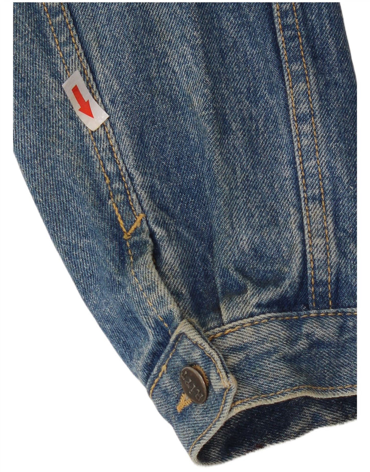 Jaqueta jeans masculina Ritt UK 40 grande algodão azul