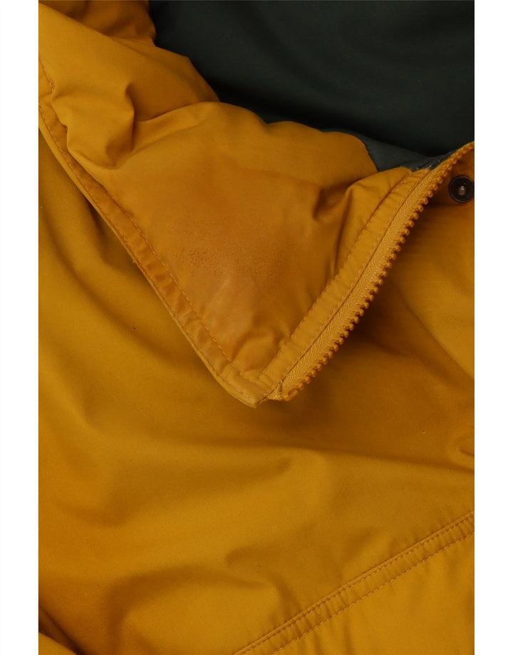 Jaqueta masculina acolchoada com capuz Edelweiss UK 40 poliéster amarelo grande