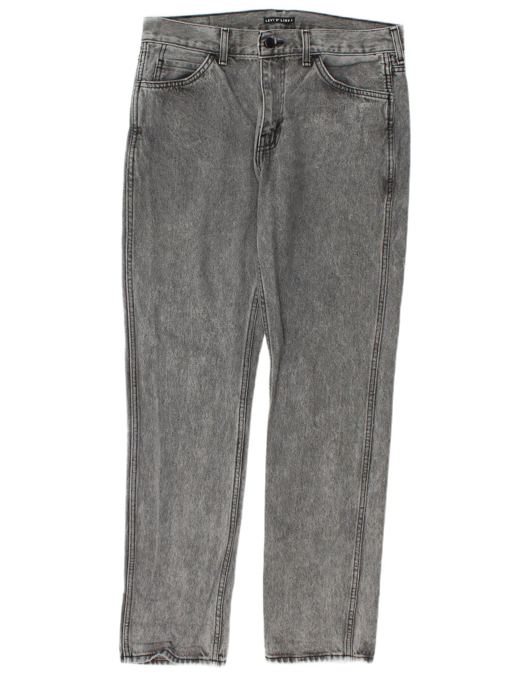 Levi's Mens Slim Jeans W33 L32 Cinza Algodão