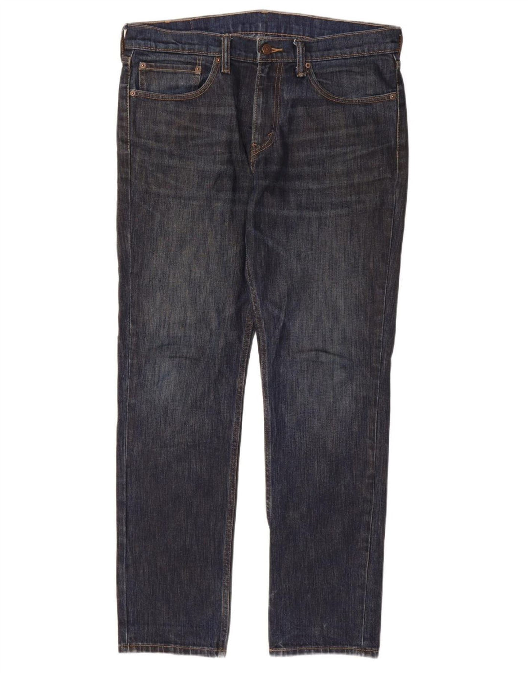 Levi's Masculino 511 Slim Jeans W34 L32 Azul Marinho Algodão
