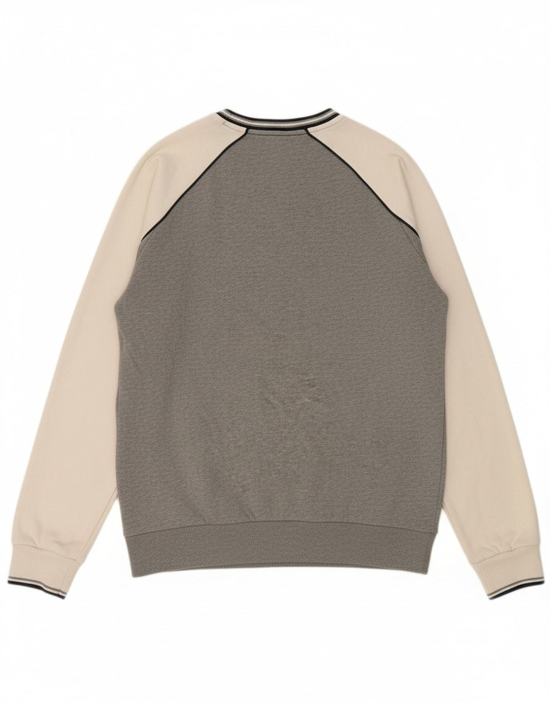 FILA Moletom Masculino Jumper Grande Cinza Colorblock Algodão