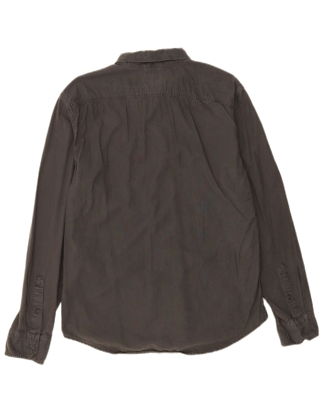 Camisa masculina LEVI'S 15-16 anos grande algodão cinza