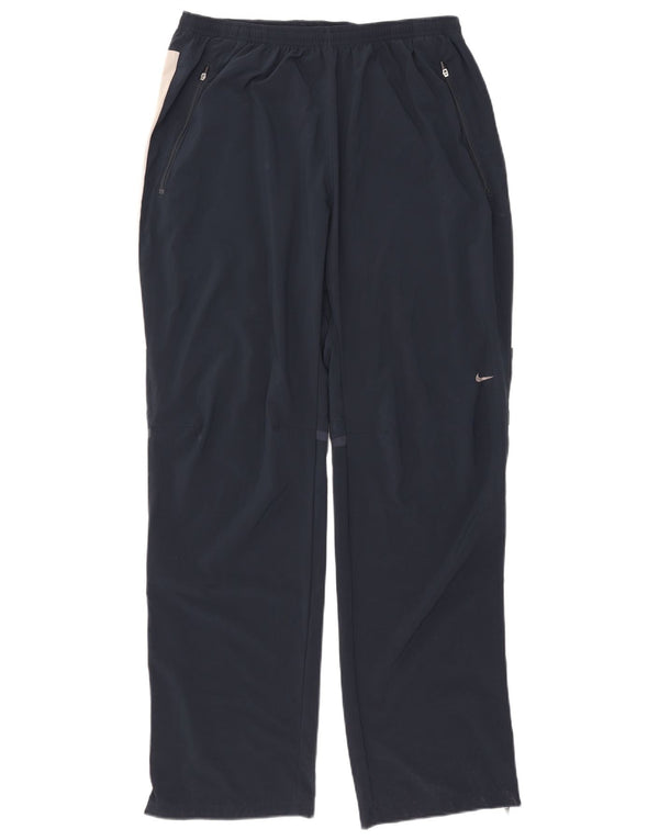 Calça de treino masculina Nike XL azul marinho colorblock poliéster