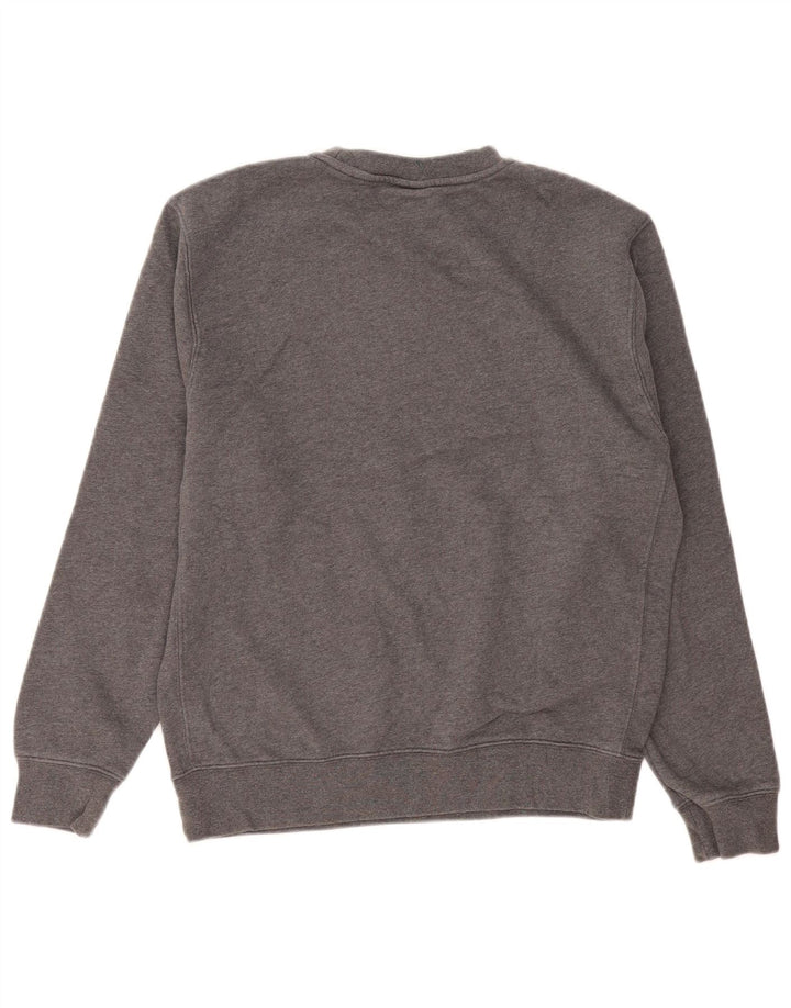 Nike Mens Moletom Jumper Pequeno Algodão Cinza