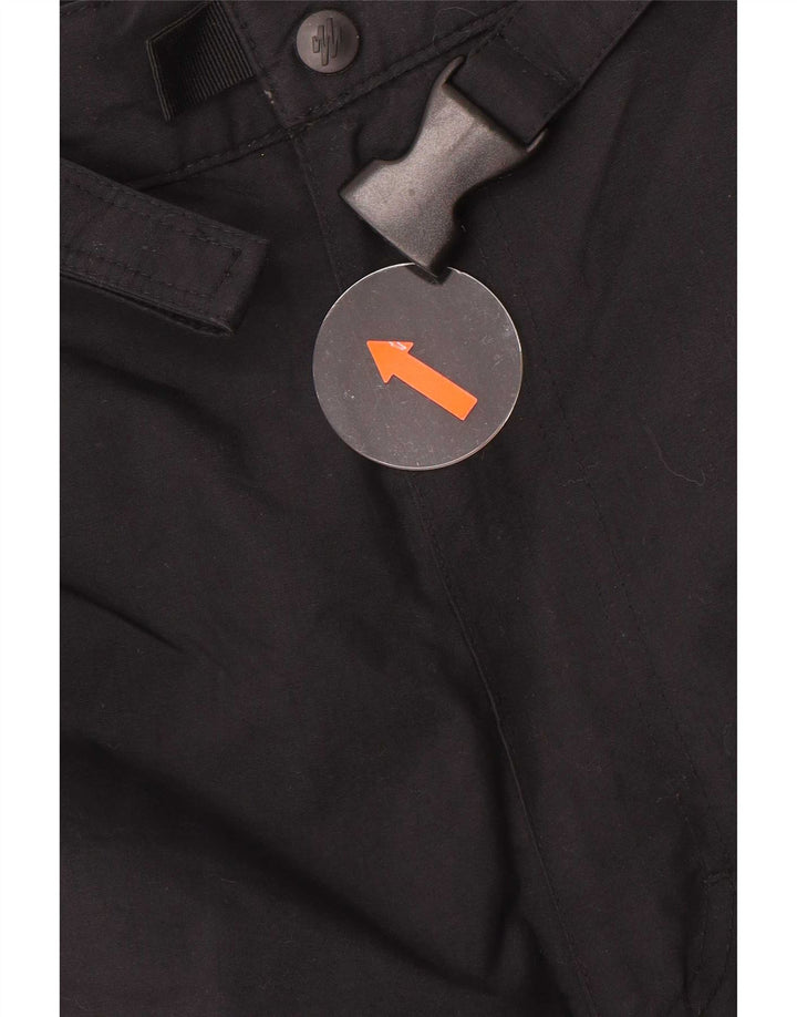 Calça corta-vento masculina Marks & Spencer grande W36 L31 poliamida preta