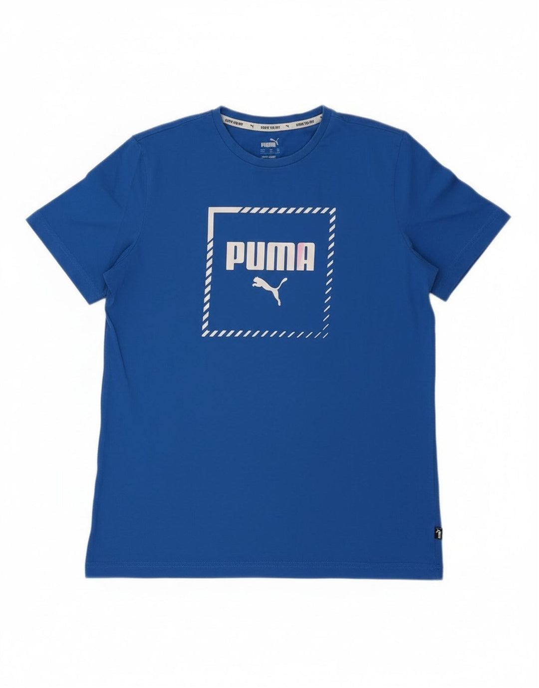 Top Puma Menino Graphic T-Shirt 15-16 Anos Azul Algodão
