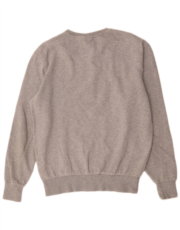 Ellesse moletom masculino jumper médio cinza algodão