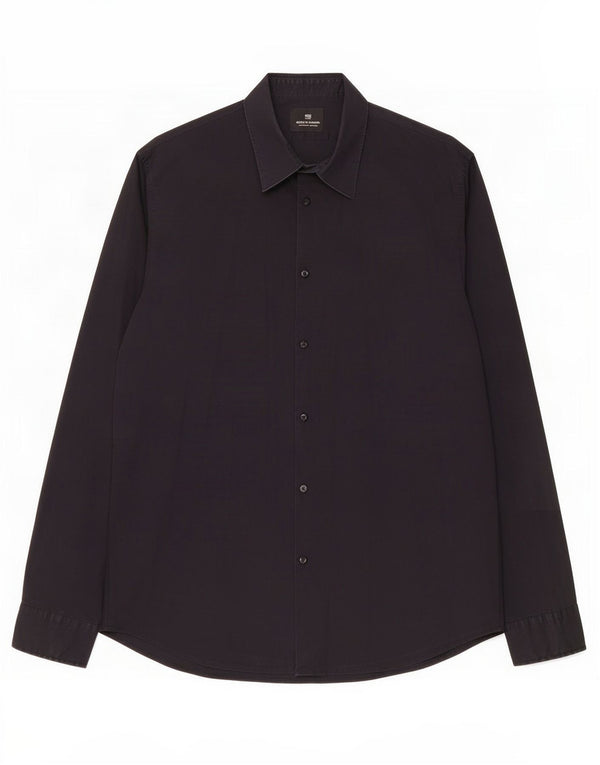 Camisa masculina Scotch & Soda XL azul marinho algodão