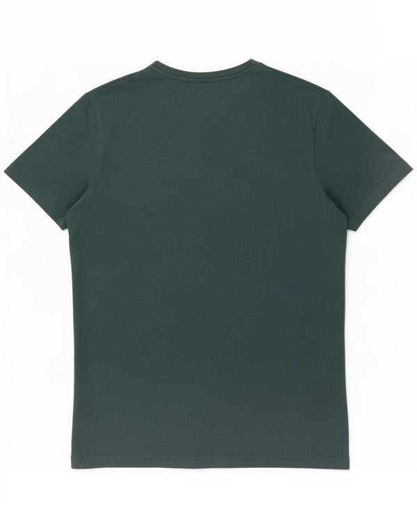 Camiseta masculina Jack & Jones Regular Fit com estampa gráfica de algodão verde médio
