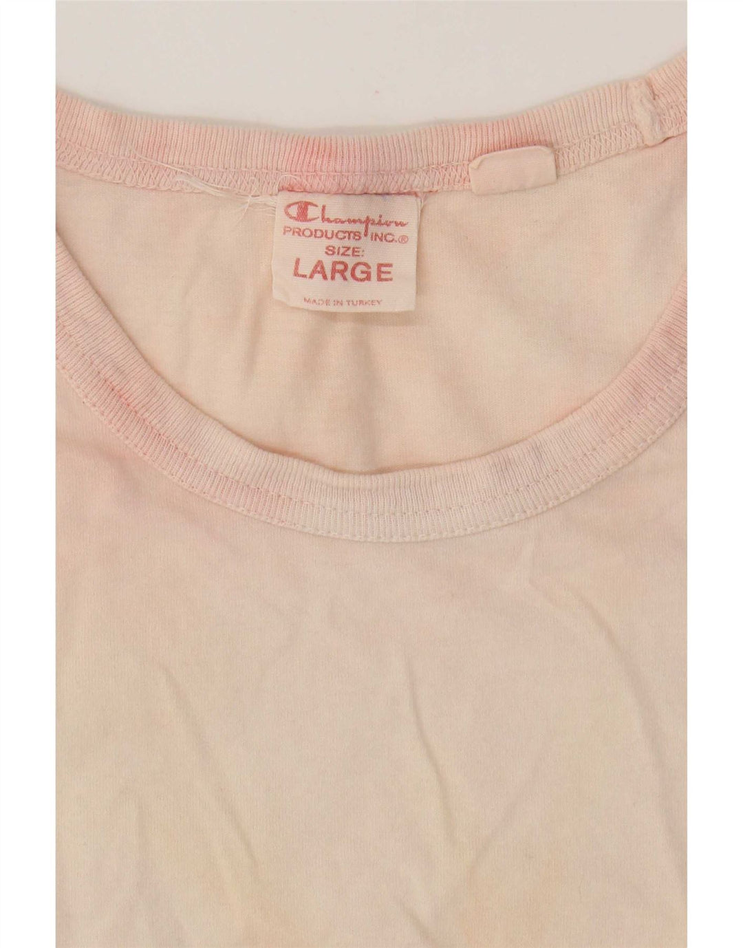 Camiseta masculina Champion grande tie-dye rosa