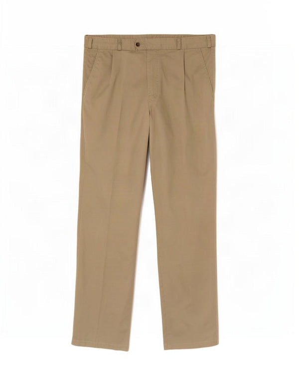 Calça masculina Liberty Pegged Suit W38 L31 algodão bege