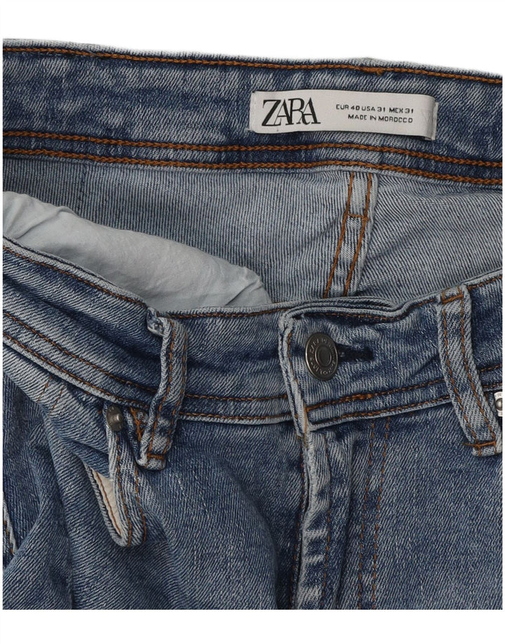 ZARA Mens Slim Jeans EU 40 Médio W31 L28 Azul