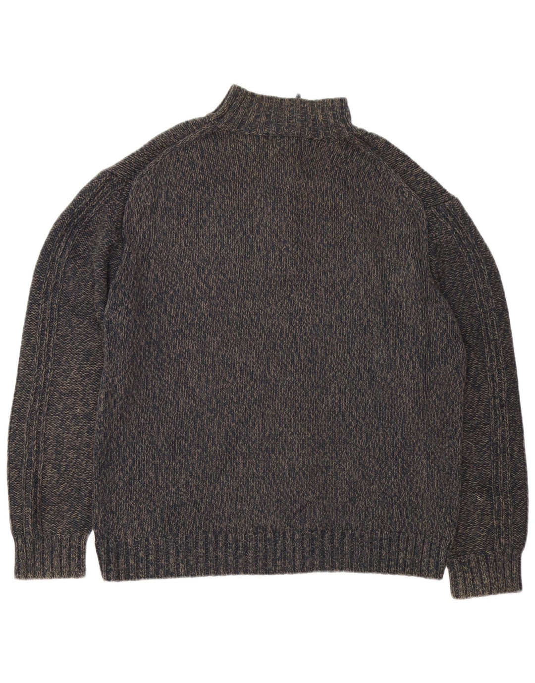 Suéter masculino Marks & Spencer Blue Harbor com zíper e gola XL azul marinho