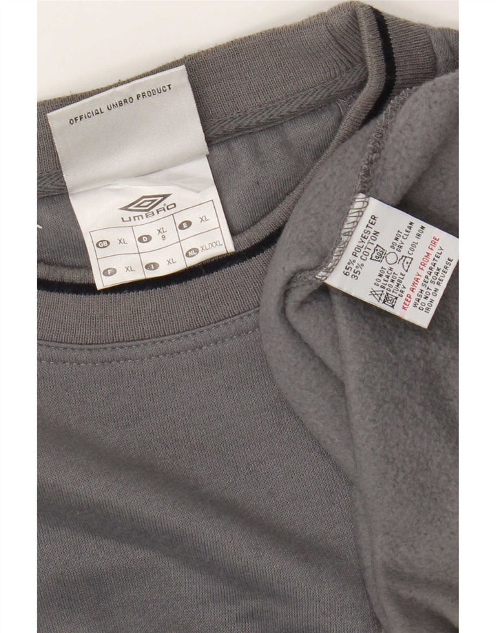 Moletom Masculino Umbro Jumper XL Cinza Poliéster
