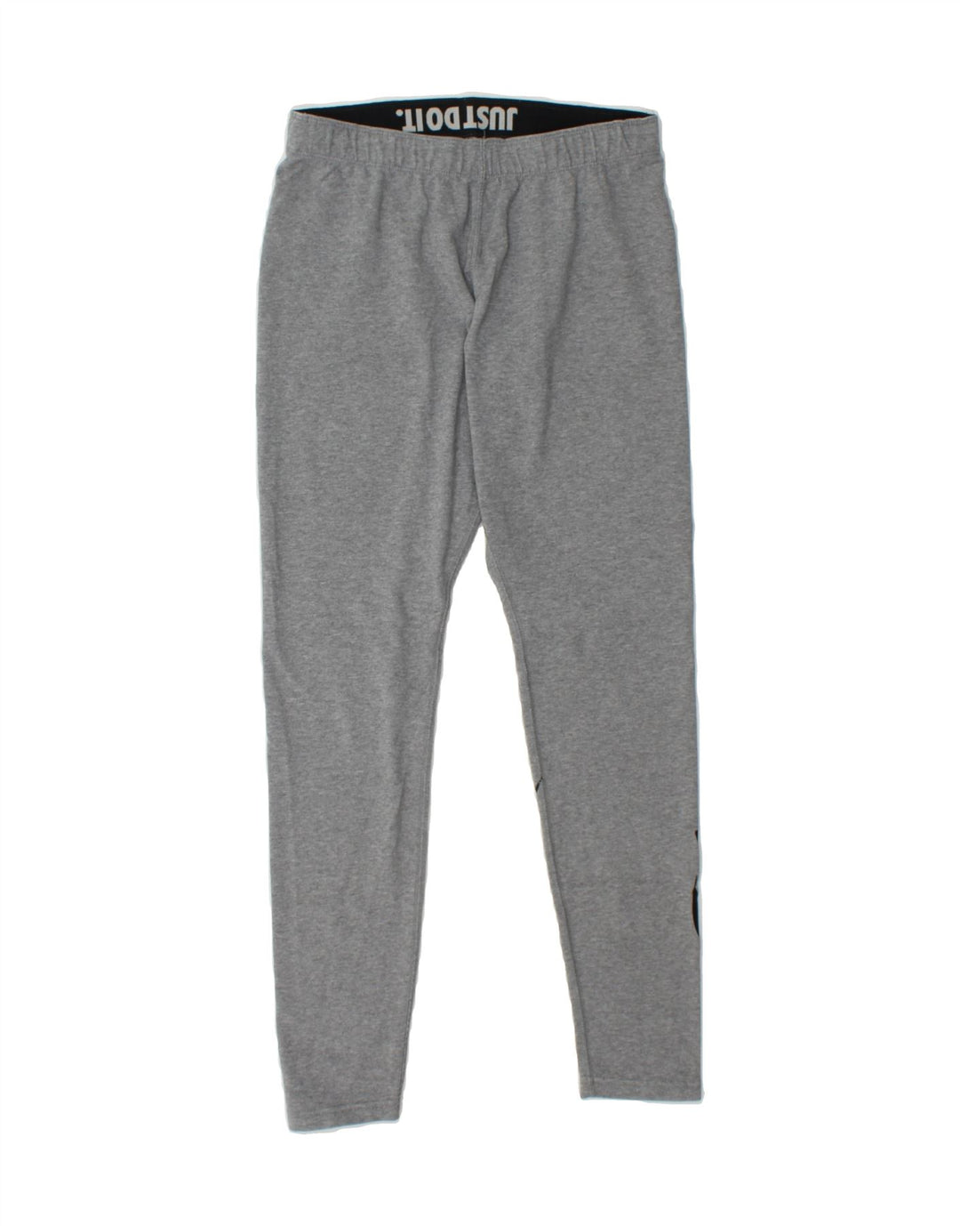 NIKE Womens Graphic Leggings UK 12 Medium  Grey Vintage Nike and Second-Hand Nike from Messina Hembry 